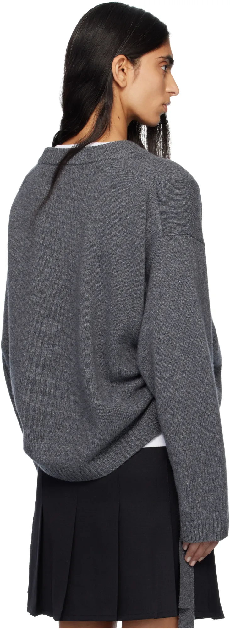 Ganni Logo Patch Oversized Jumper