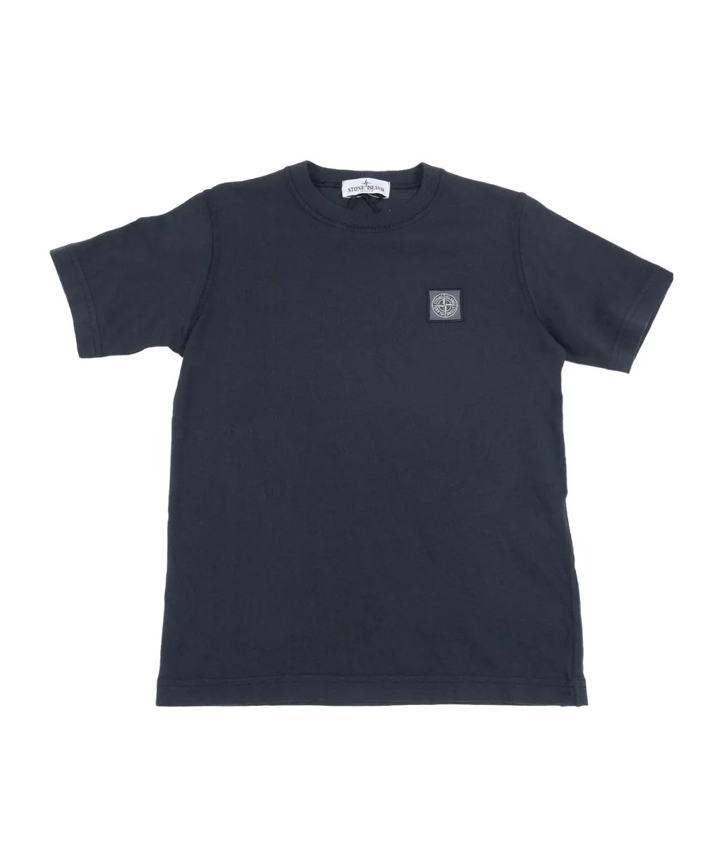 Stone Island Junior Compass Patch Short Sleeved T-Shirt