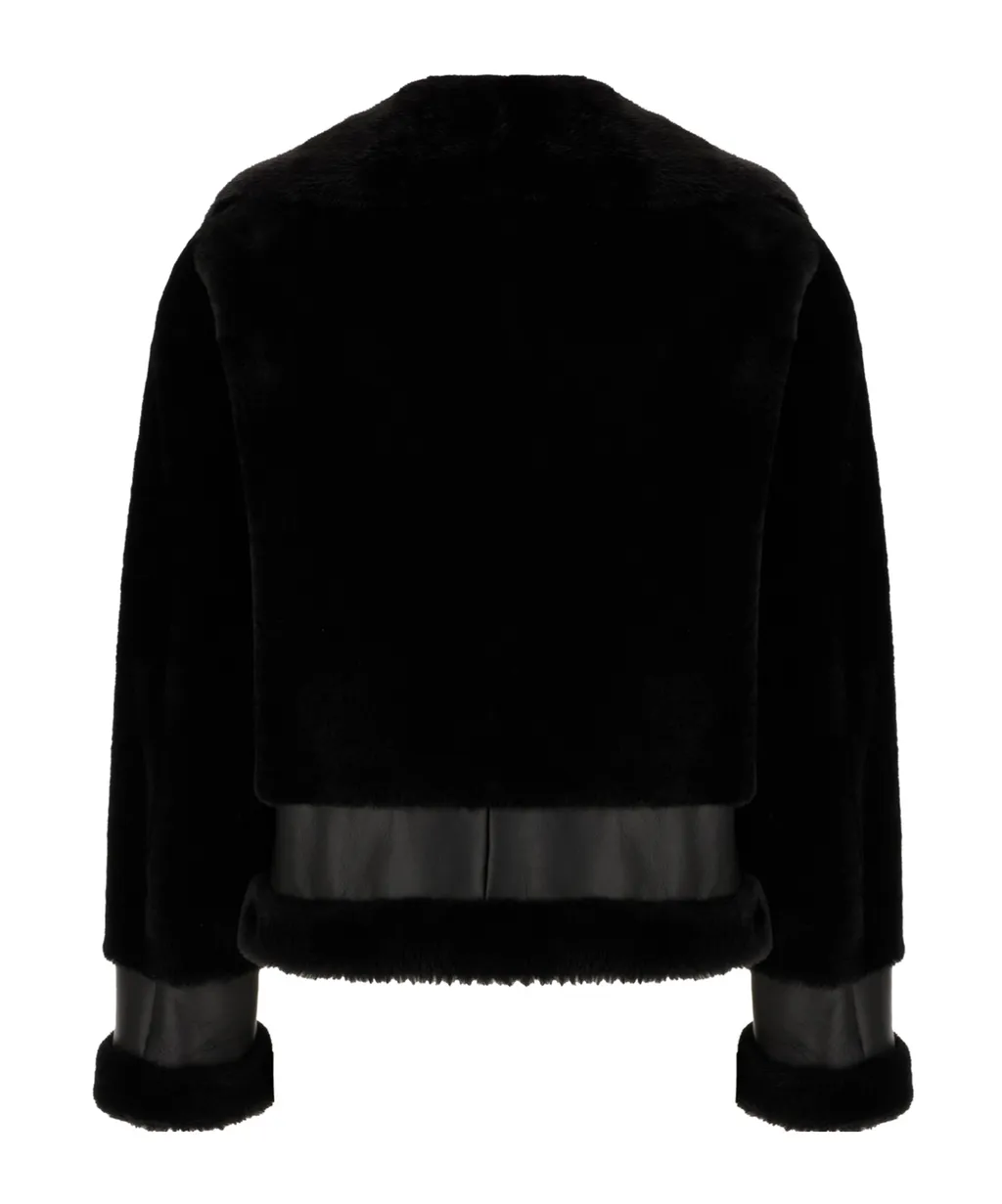 Leather Shearling Jacket