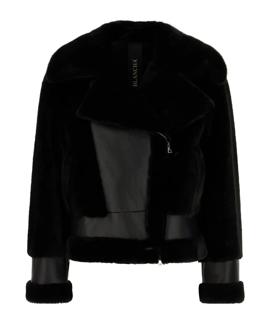 Leather Shearling Jacket