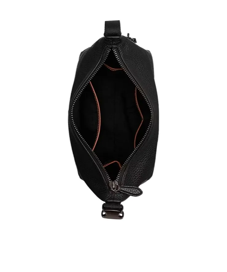 Pebble Leather Top-Handle Bag