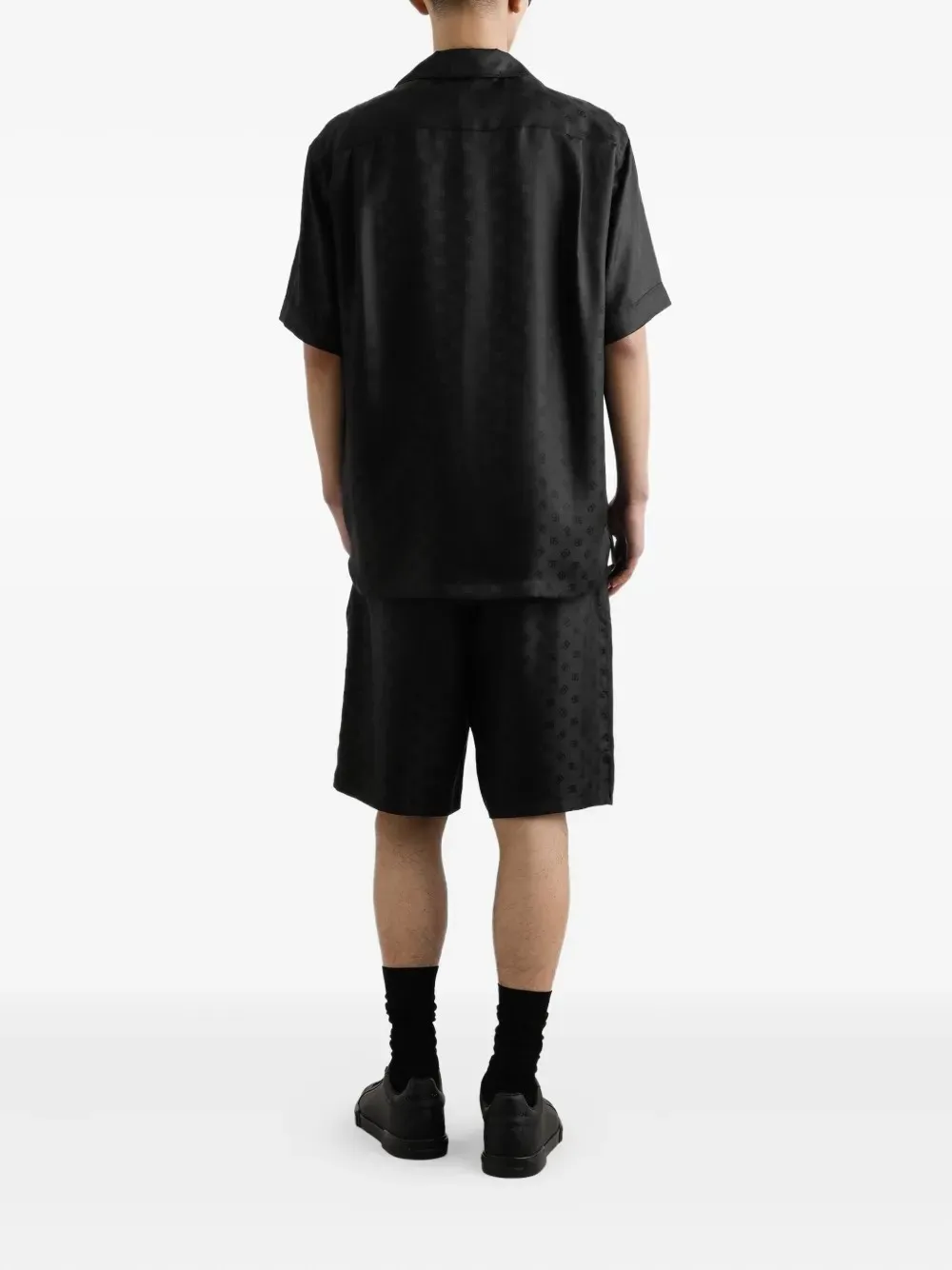 Dolce & Gabbana Monogram Elastic Waist Shorts