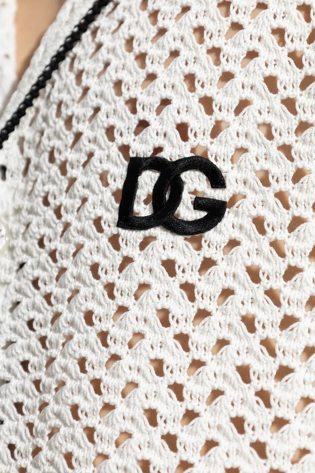 Dolce & Gabbana Crochet Effect Short-Sleeved Shirt