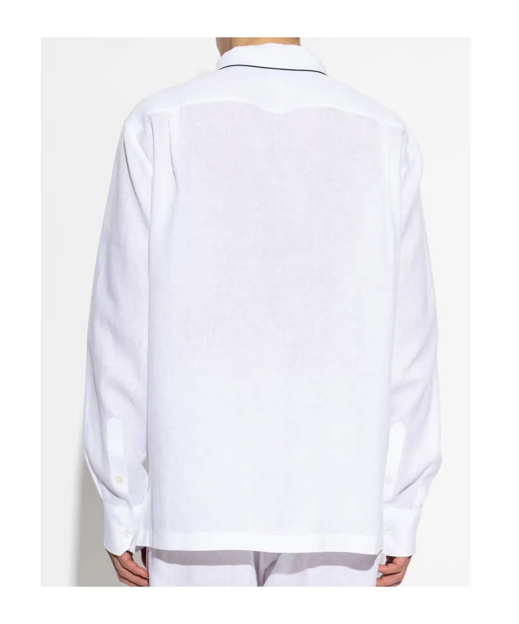 Dolce & Gabbana Logo Embroidered Shirt