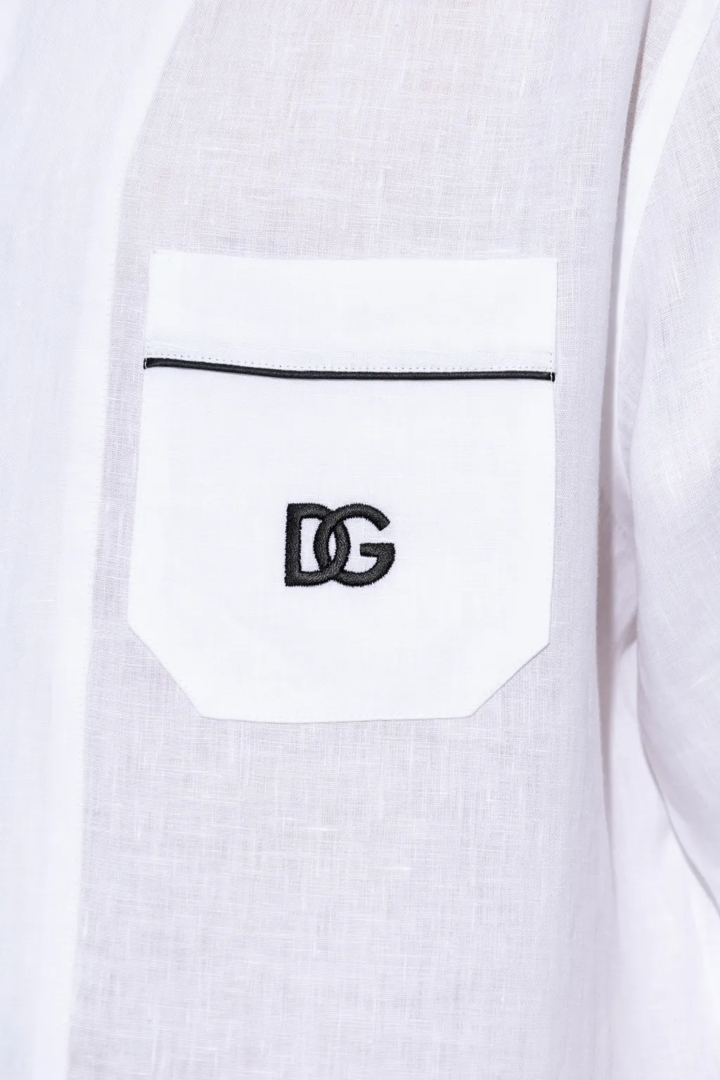 Dolce & Gabbana Logo Embroidered Shirt