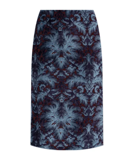 Etro Floral Printed Midi Skirt