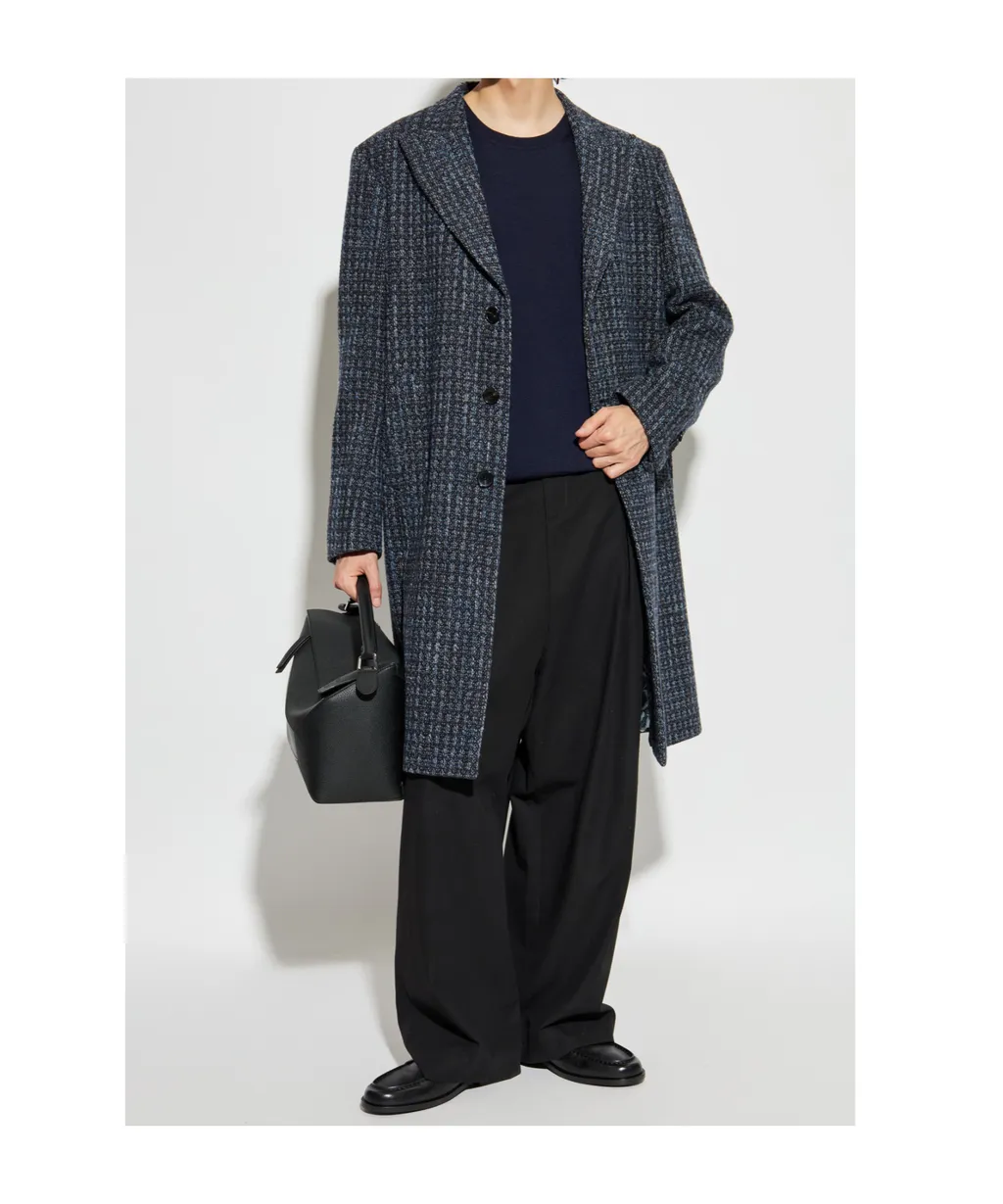 Etro Single-Breasted Mid-Length Coat