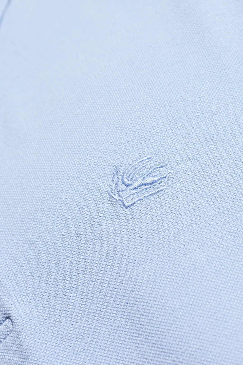 Etro Logo Embroidered Straight Hem Polo Shirt