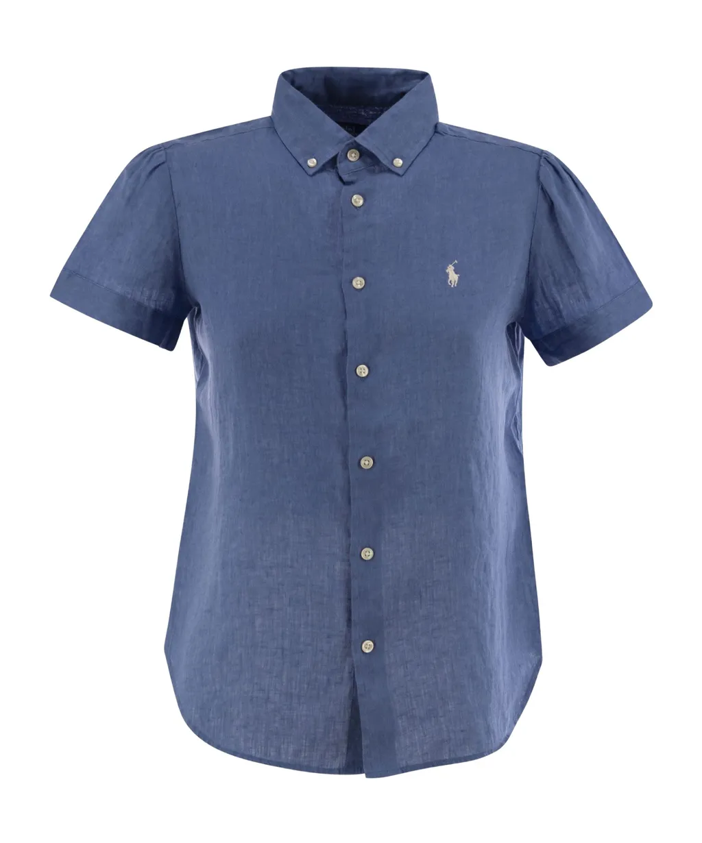 Polo Ralph Lauren Logo Embroidered Short Sleeved Shirt
