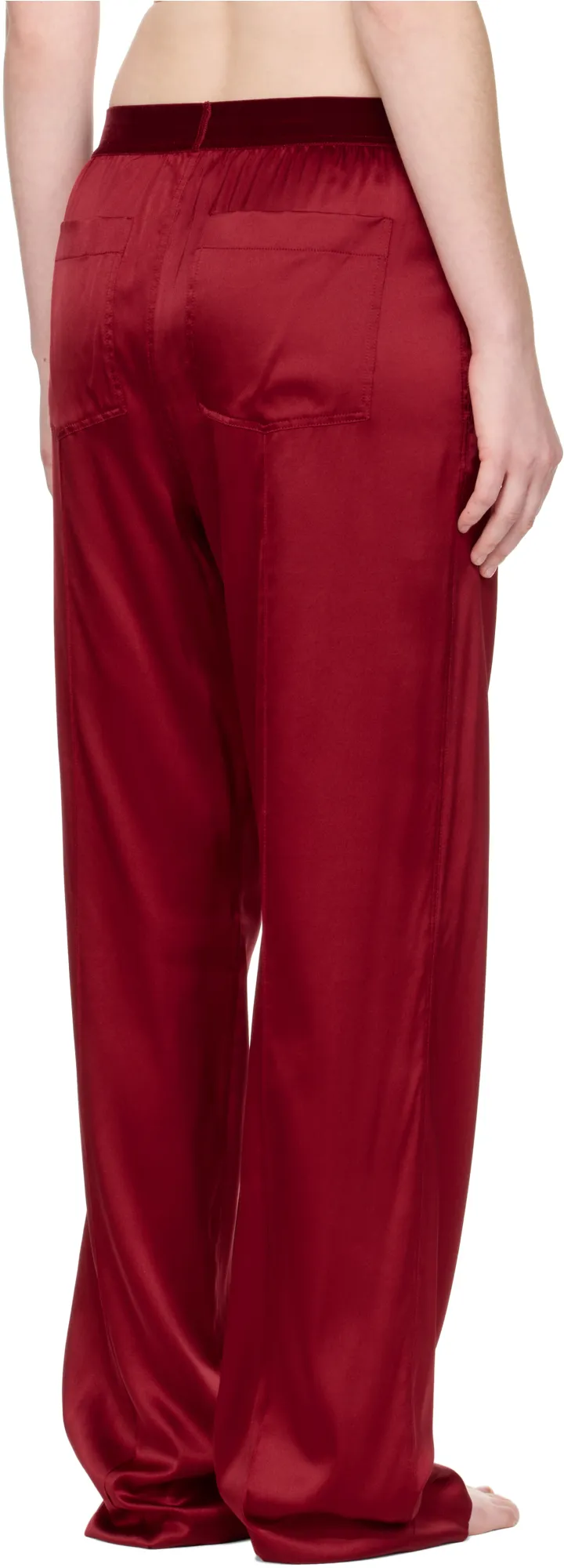 Label Stretch Casual Pants