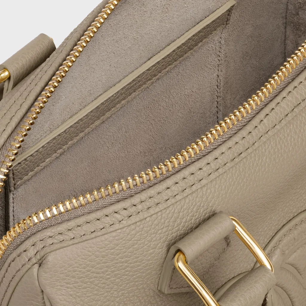 Small Boston In Grained Calfskin