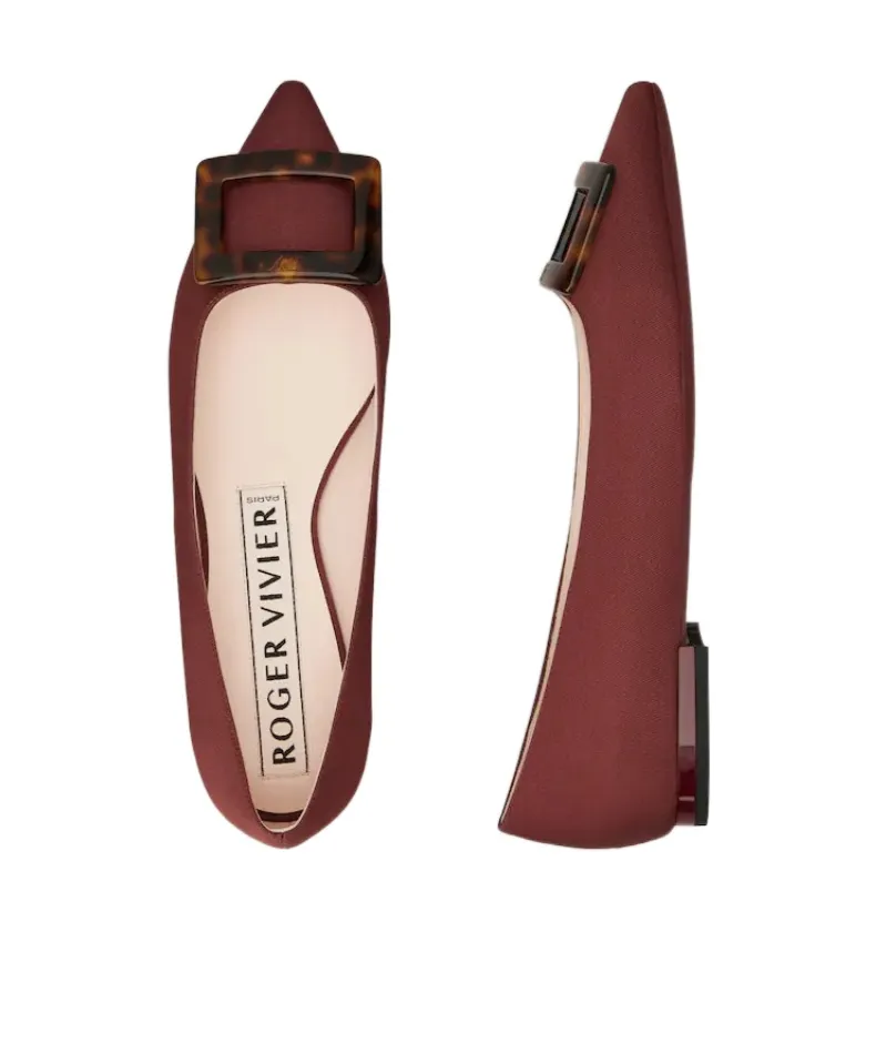 Roger Vivier Pointed Toe Flat Shoes