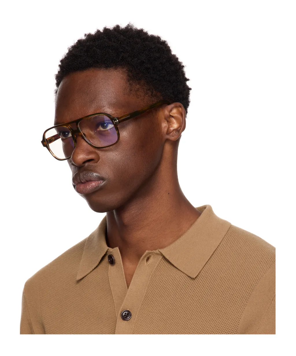 Tom Ford Eyewear Pilot Frame Glasses