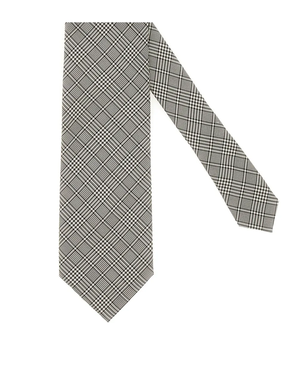 Tom Ford	Checkered Pointed Tip Tie