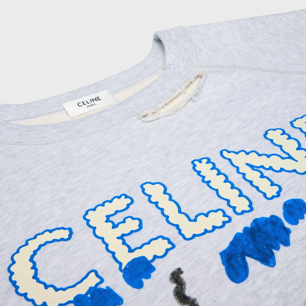 Regular Sweatshirt In Cotton Fleece