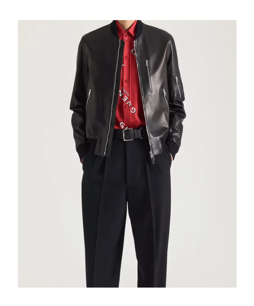 Givenchy Zip-Up Bomber Jacket