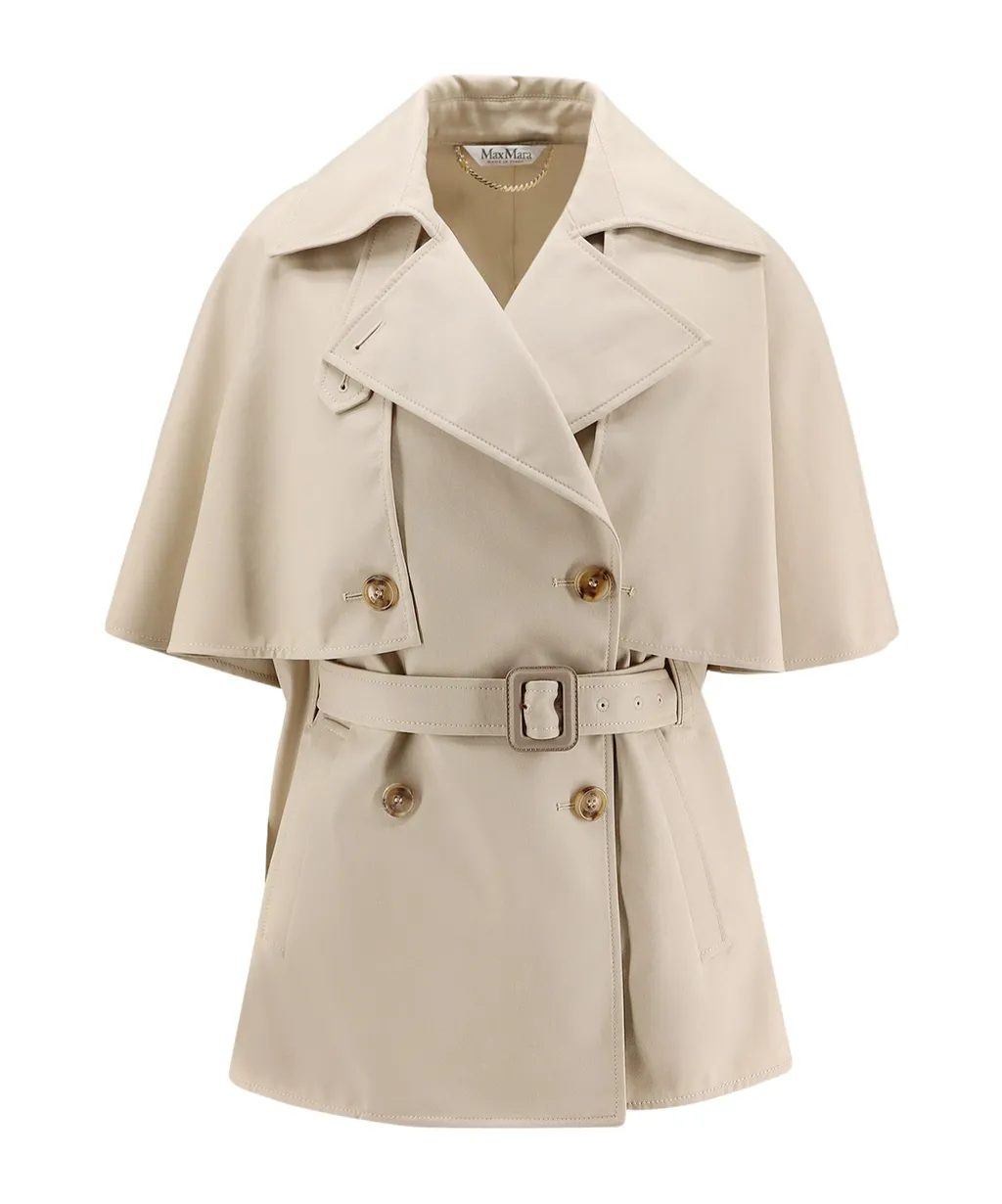 Water-Repellent Gabardine Cloak