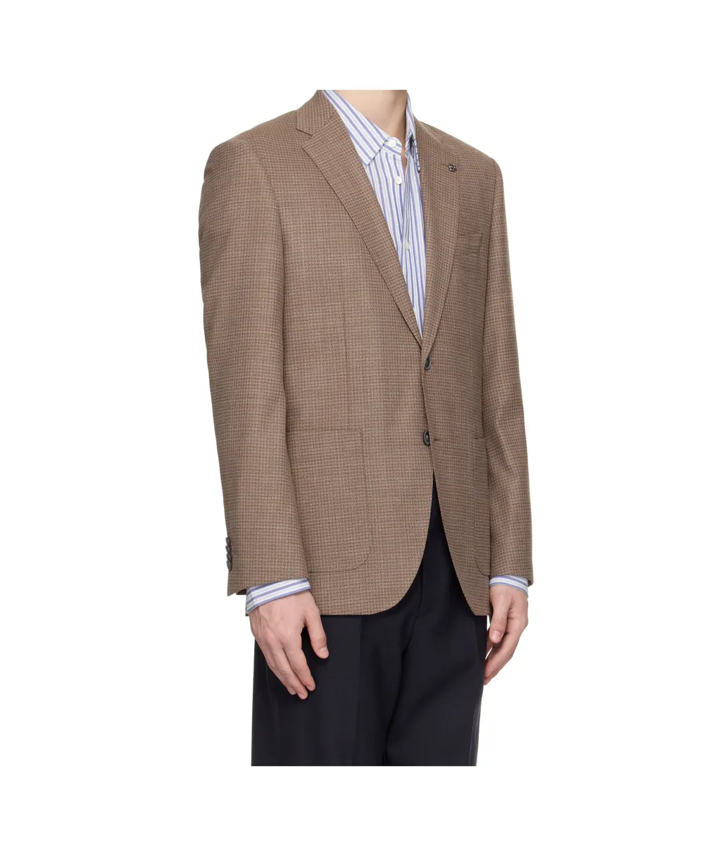 Long-Sleeved Suit Jacket