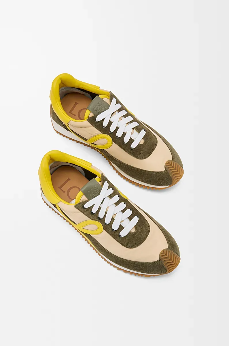 Flow Runner 2.0 In Nylon And Suede