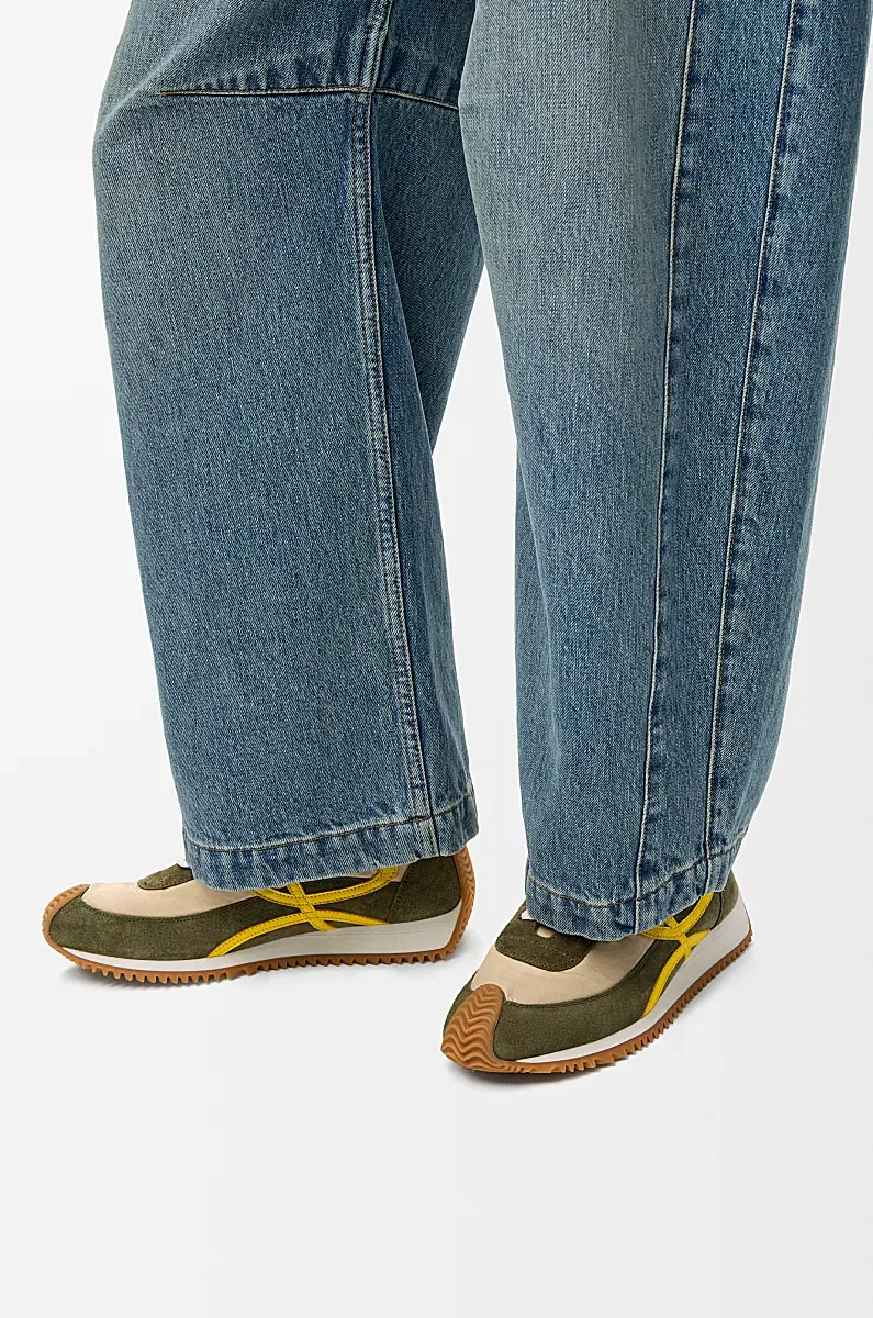 Flow Runner 2.0 In Nylon And Suede
