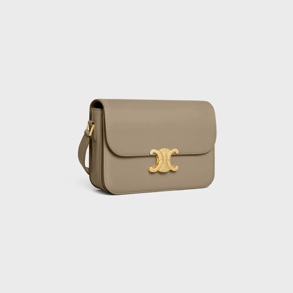 Classique Triomphe Bag In Shiny Calfskin