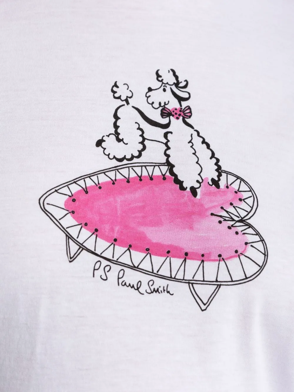 Ps Paul Smith Logo Printed Crewneck T-Shirt