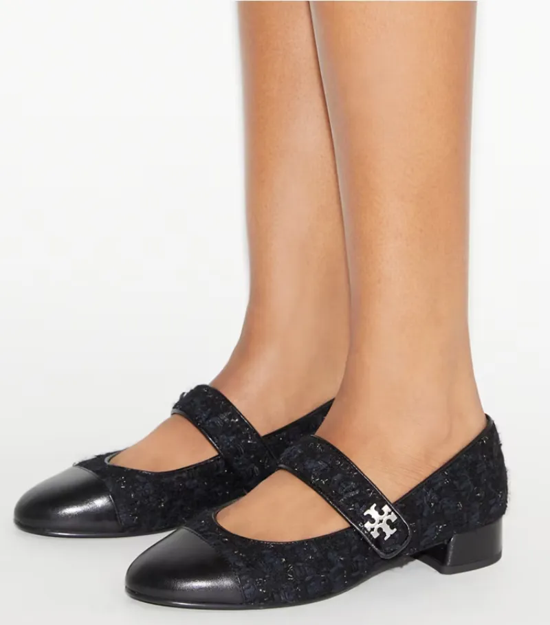 Tory Burch Cap-Toe Mary Jane Shoes
