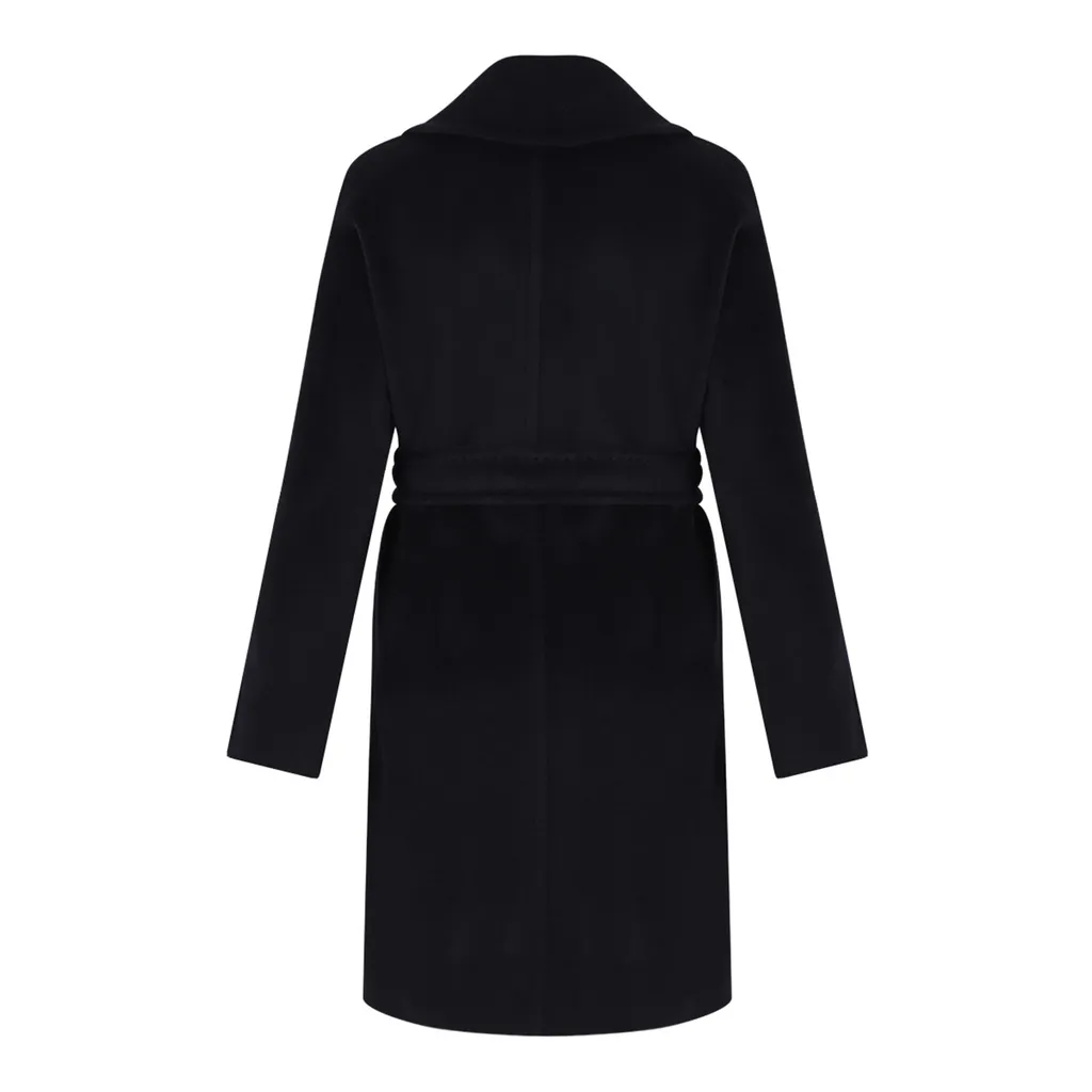 Max Mara Studio Long-Sleeved Belted Coat