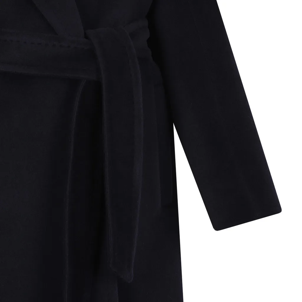 Max Mara Studio Long-Sleeved Belted Coat