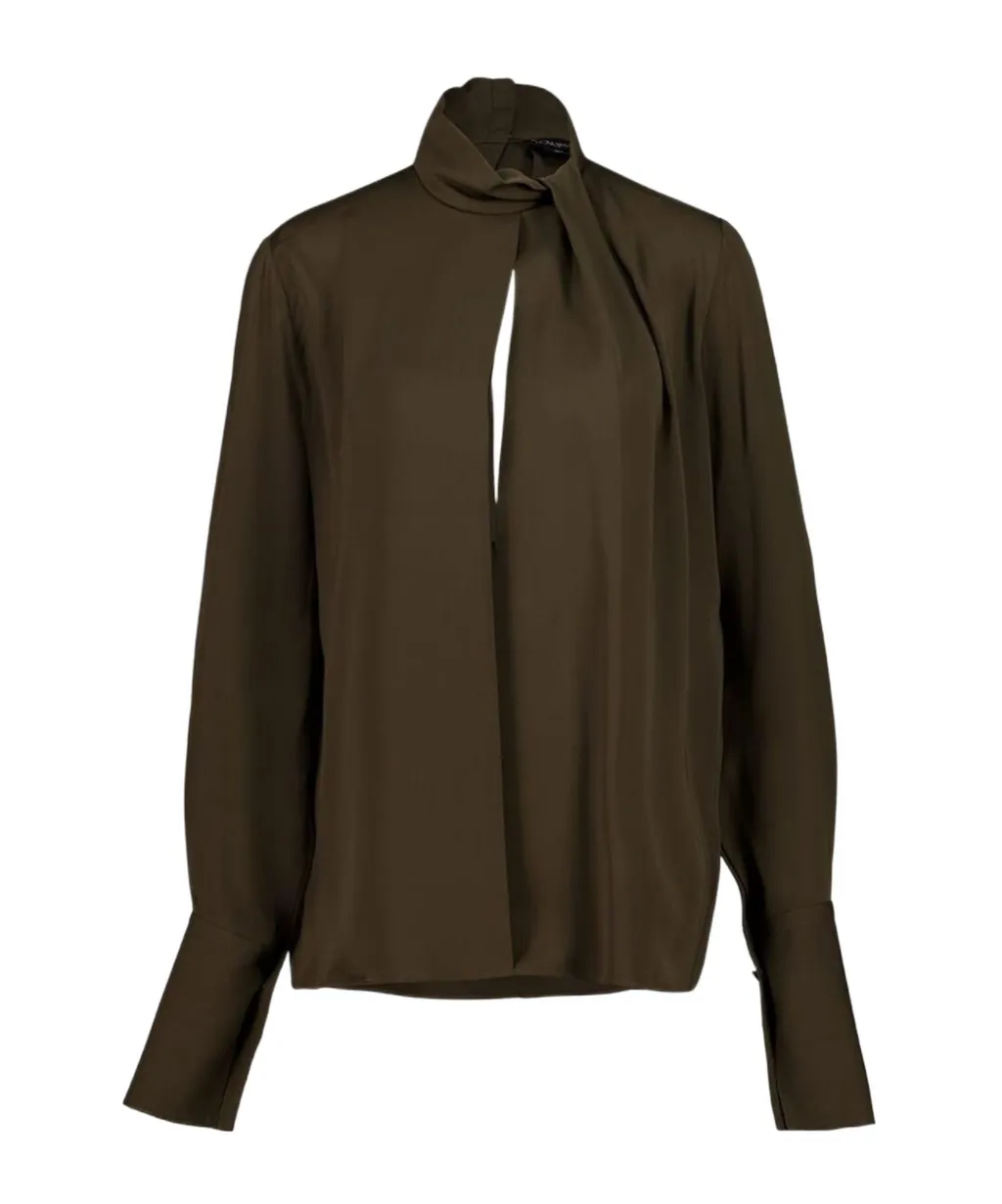 High-Neck Blouse