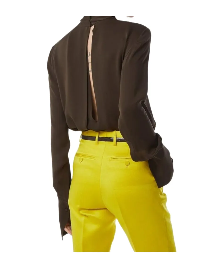 High-Neck Blouse