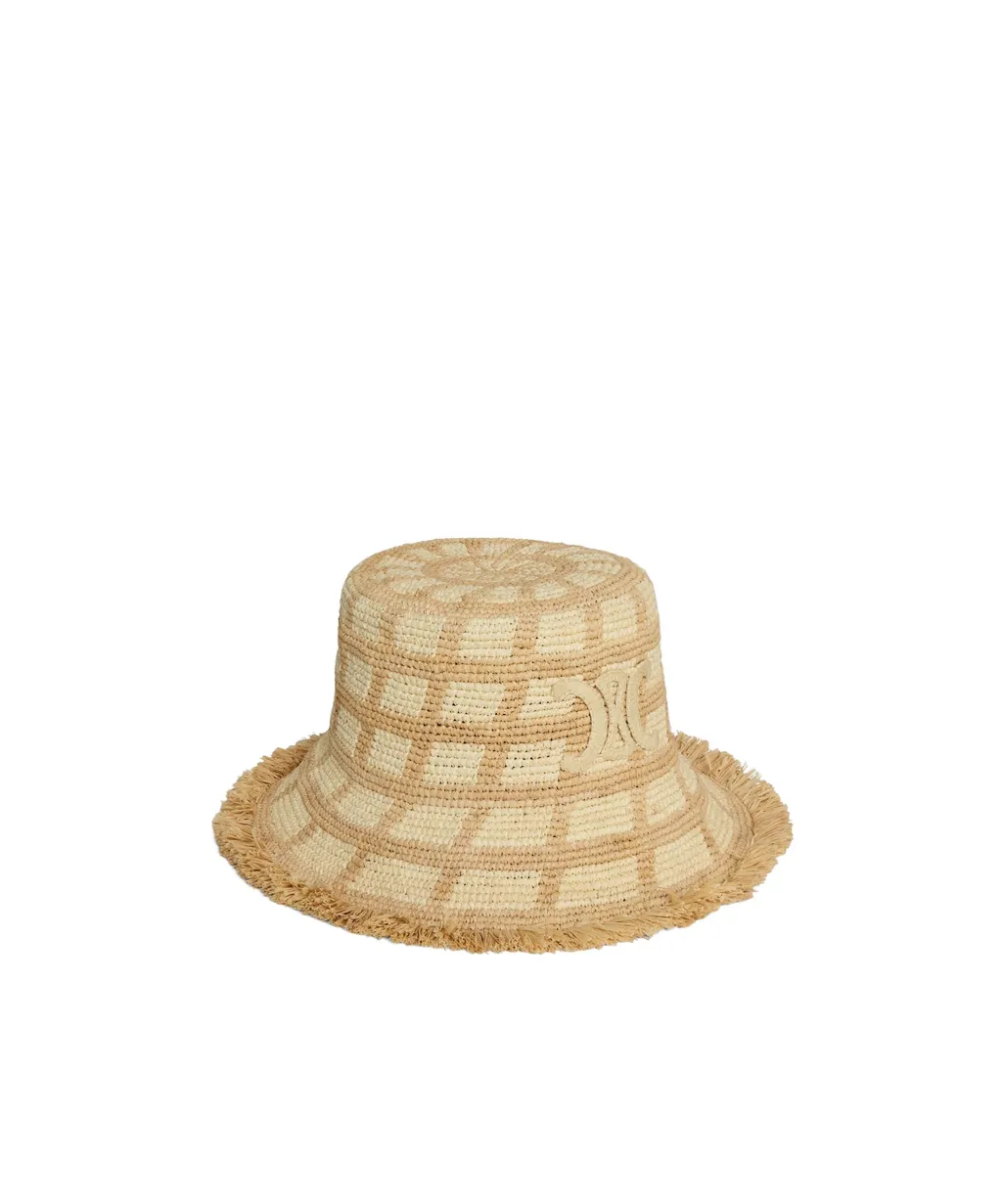Triomphe Bob In Check Raffia