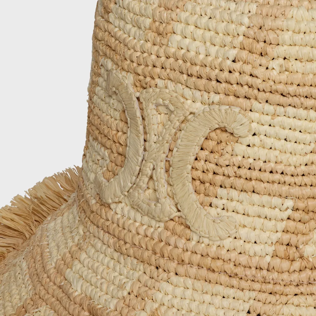 Triomphe Bob In Check Raffia