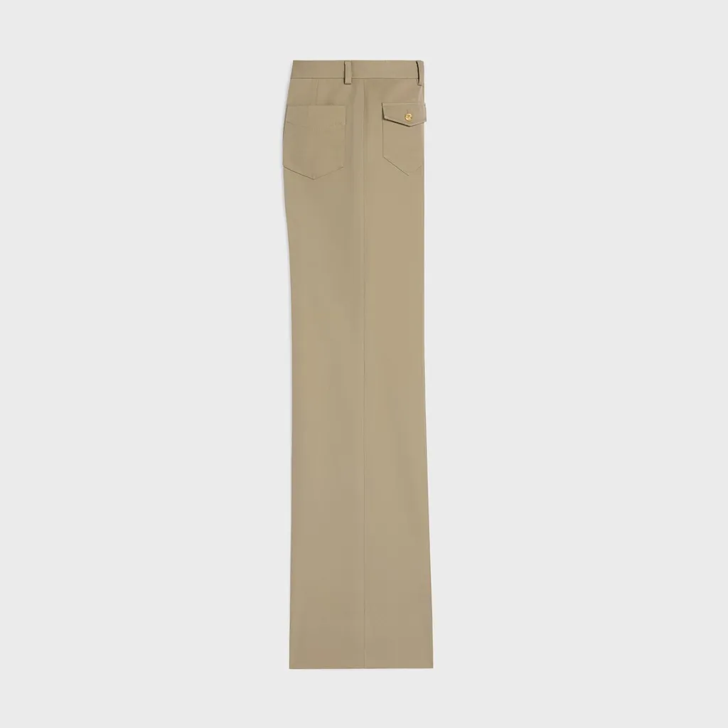 Pants In Cotton Gabardine