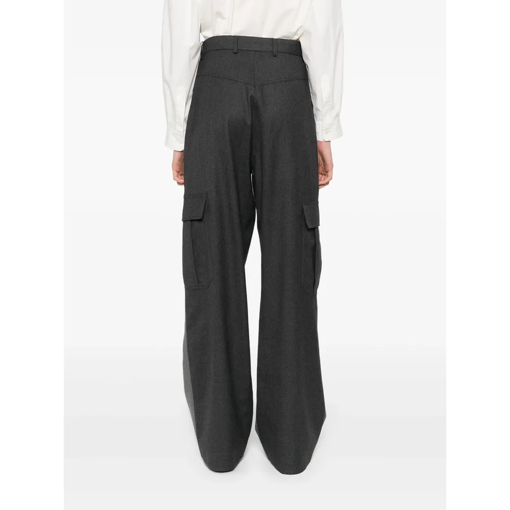 Stella Mccartney Side Slit Straight-Leg Trousers