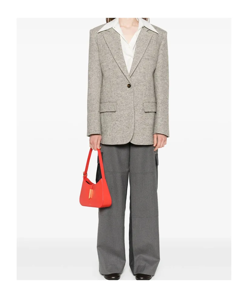 Stella Mccartney Side Slit Straight-Leg Trousers
