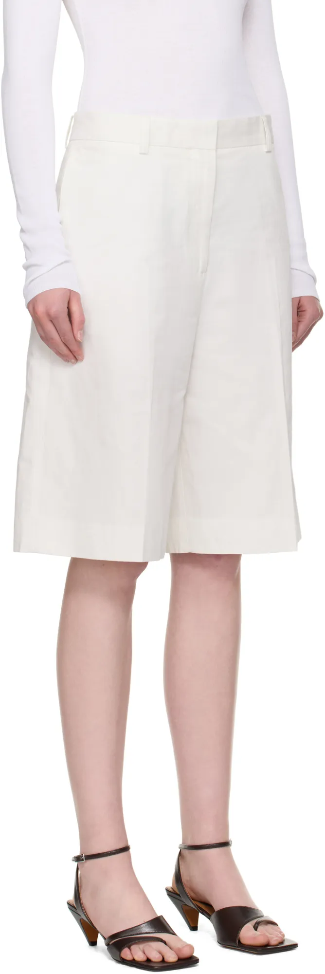 Front-Crease Tailored Shorts