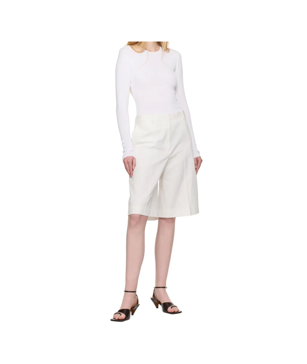 Front-Crease Tailored Shorts
