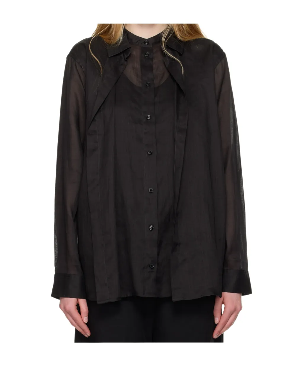 TotÊMe Long Sleeved Double-Collar Shirt