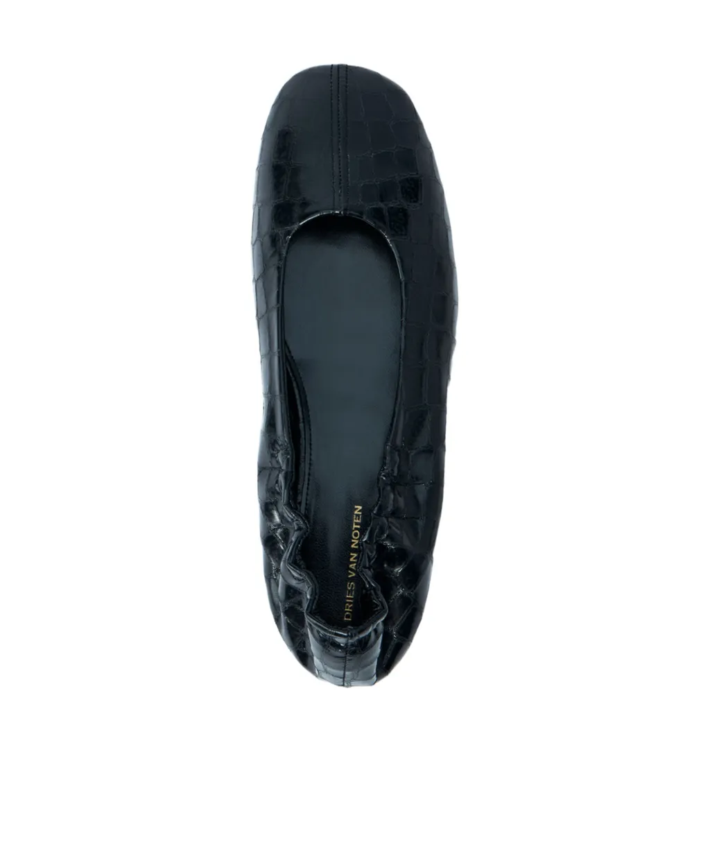 Dries Van Noten Embossed Ballerina Flats