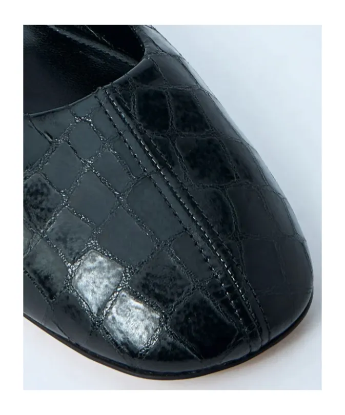Dries Van Noten Embossed Ballerina Flats