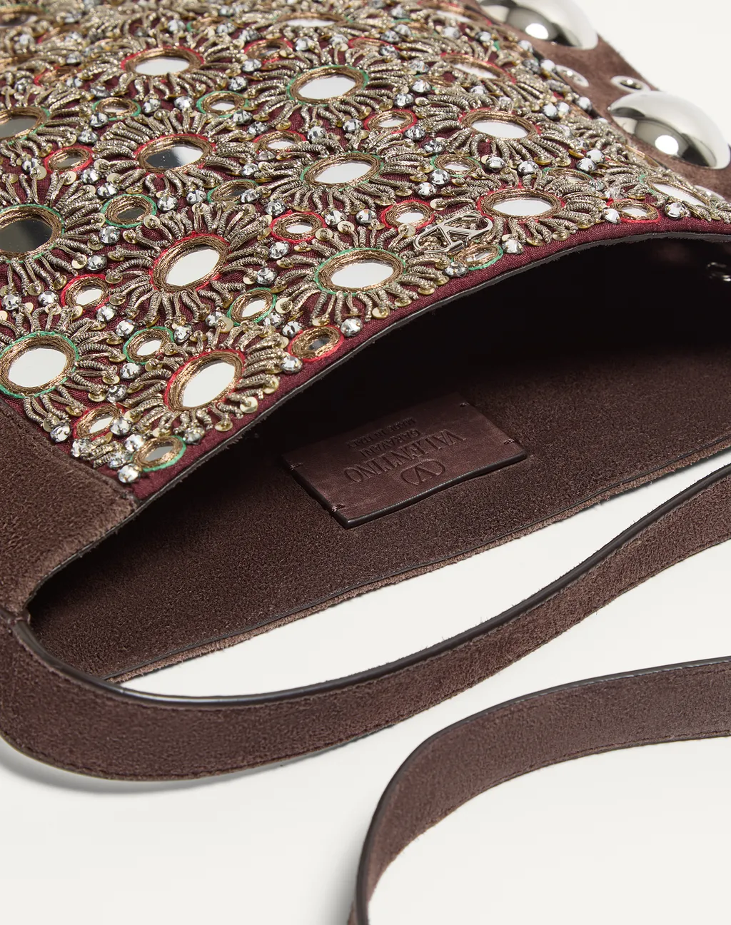 Valentino	NellcÔTe Fringed Edge Shoulder Bag