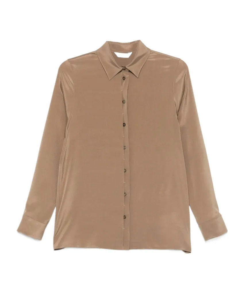Lapel Long Sleeve Shirt