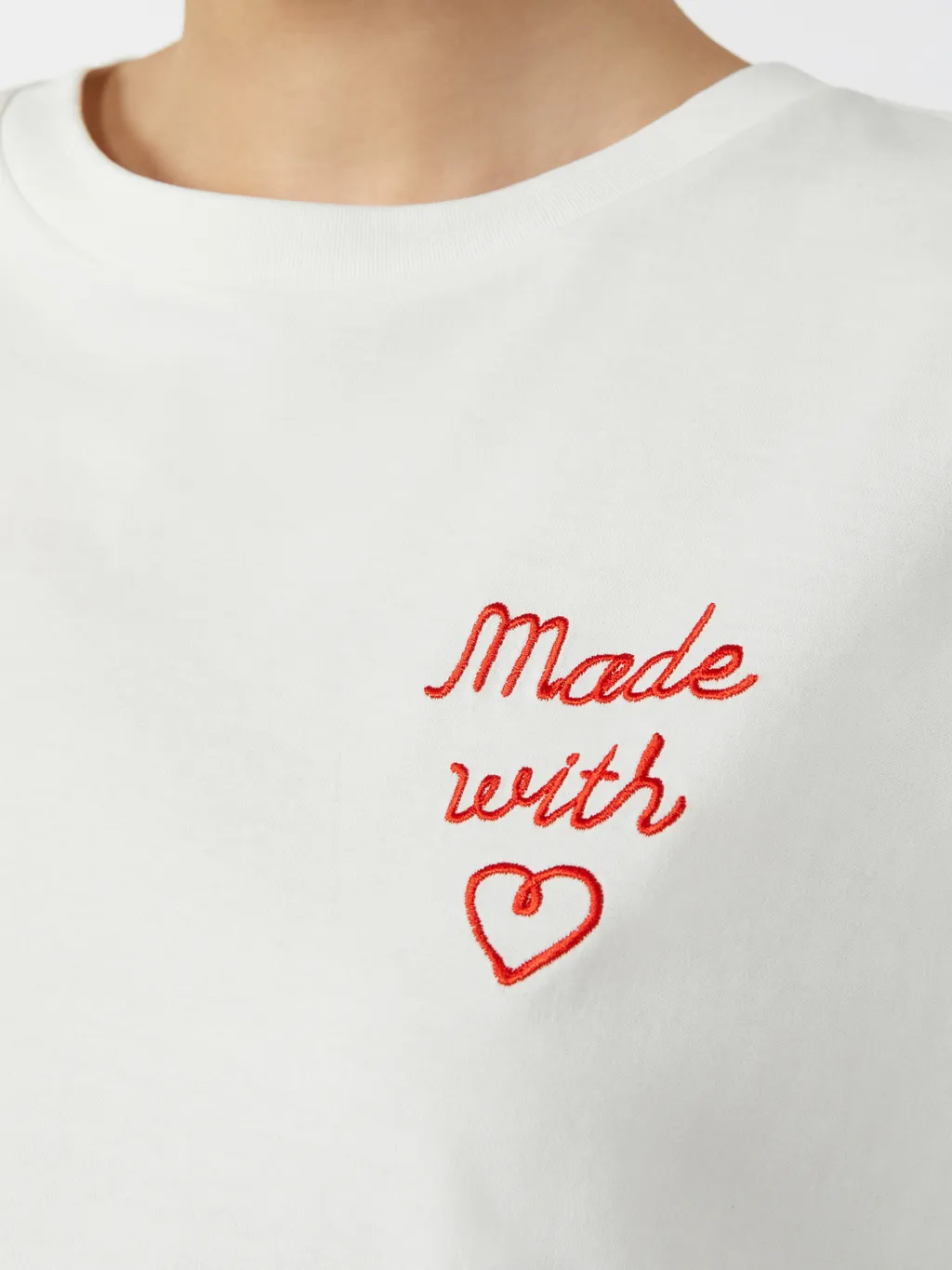 Weekend Max Mara Motif Embroidery Boxy Fit T-Shirt
