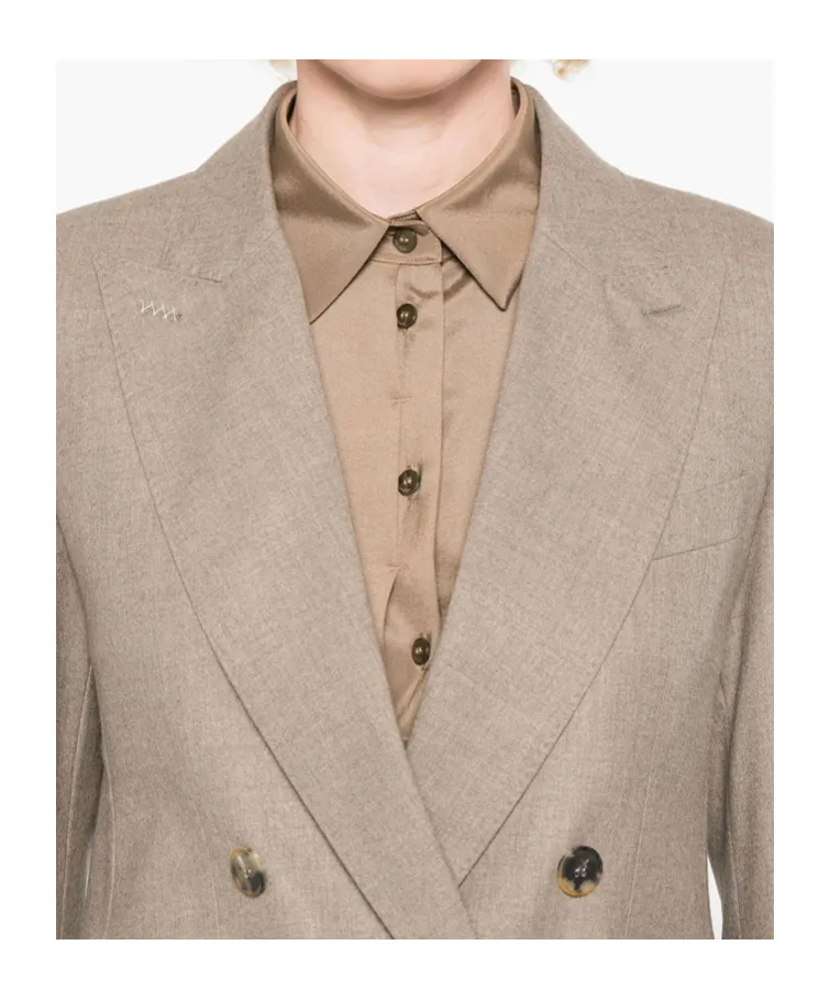 Lapel Long-Sleeved Suit Jacket