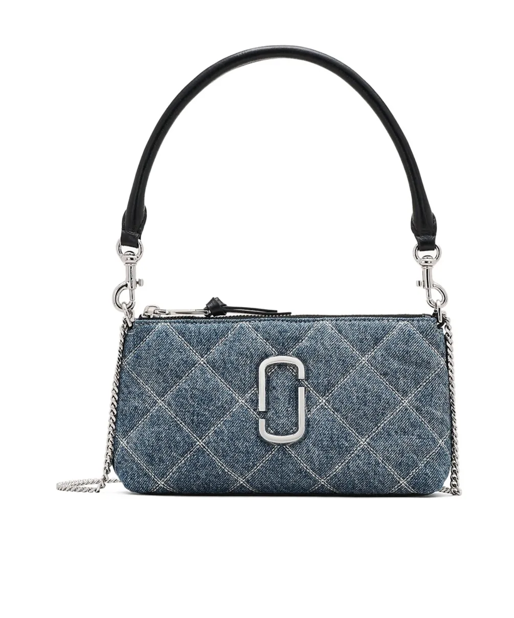 The Quilted Denim Utility Cross Body Bag