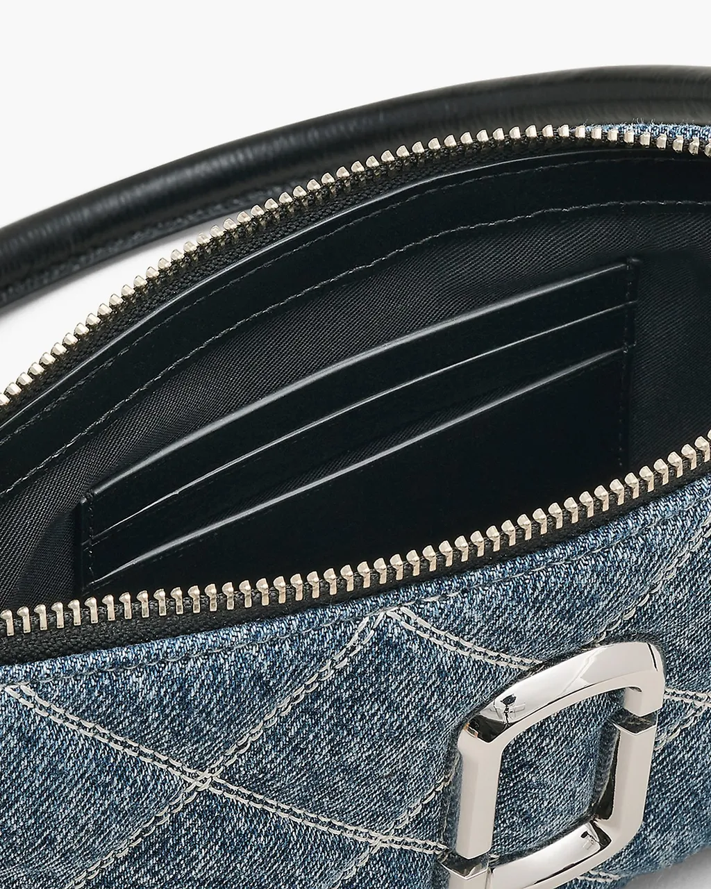 The Quilted Denim Utility Cross Body Bag