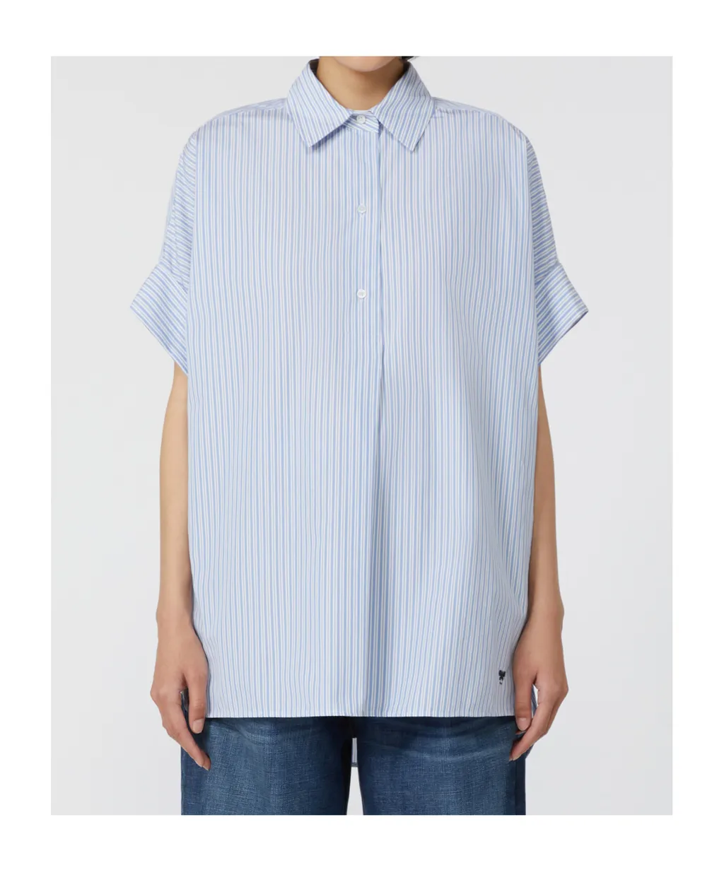 Straight-Fit Cotton Poplin Shirt