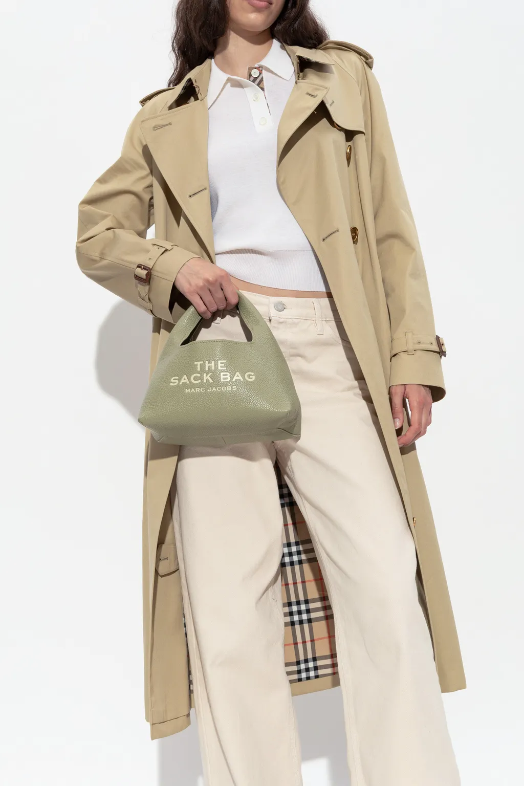 Marc Jacobs The Mini Logo Patch Sack Bag