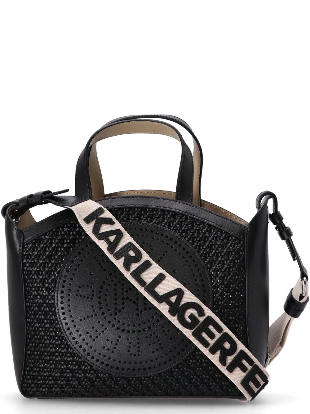 Small Perforated-Logo Tote Bag